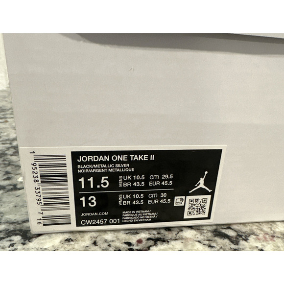 Nike Air Jordan One Take II Basketball Shoes Men’s Size 11.5 NIB main image 4